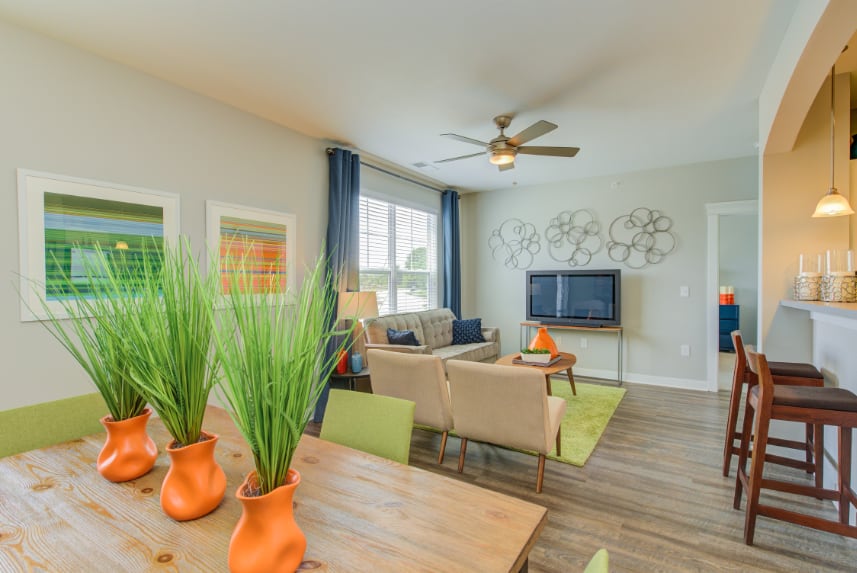 [[Sitting room in Zionsville apartments.